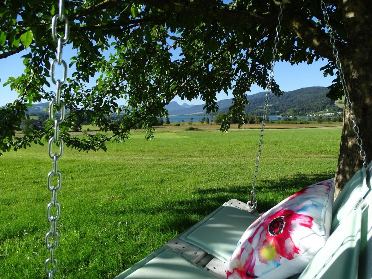 הוילה Oberhofen am Irrsee Sunnhof מראה חיצוני תמונה